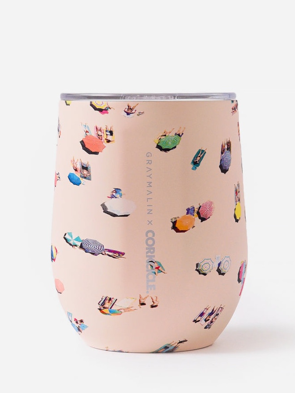 Gray Malin x Corkcicle Seaside Quint Beach Collection Insulated Stemless Tumbler